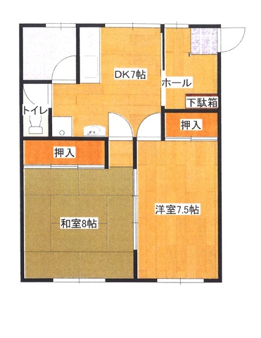 フラワーハイツ 間取り図