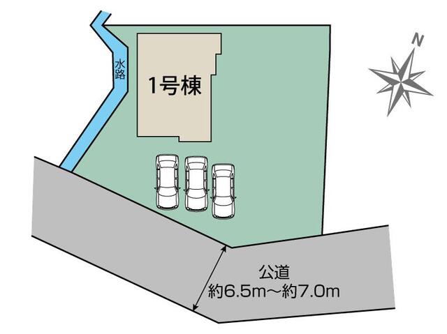 駐車スペース3台