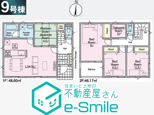 Ｃｒａｄｌｅ　ｇａｒｄｅｎ　油井第５ 　９号棟 間取り図
