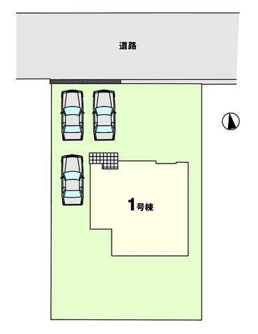 駐車スペース3台