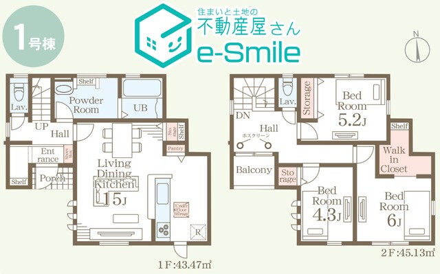 Ｌｉｖｅｌｅ　Ｇａｒｄｅｎ．Ｓ　松木町第２　１号棟 間取り図