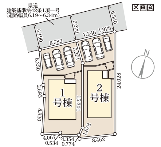 駐車スペース3台