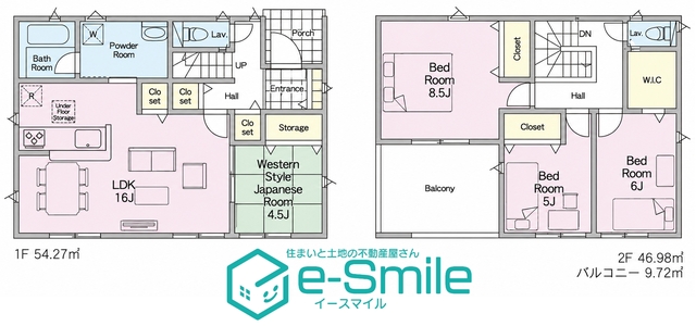 Ｃｒａｄｌｅ　ｇａｒｄｅｎ　保原町泉町第１　１号棟 間取り図