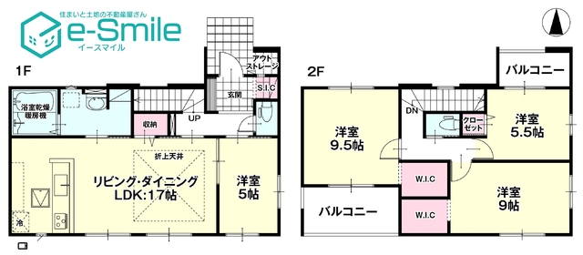 ～ＬＩＧＡＲＥ～　南矢野目１期　１号棟 間取り図